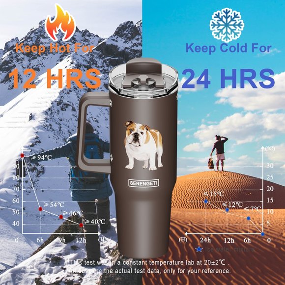 Fundraiser - Beagle Serengeti 40 Oz Ultimate Tumbler with Handle and Straw - Picture 4 of 11